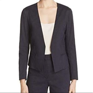 Theory Linen Blend Tuxedo Blazer
